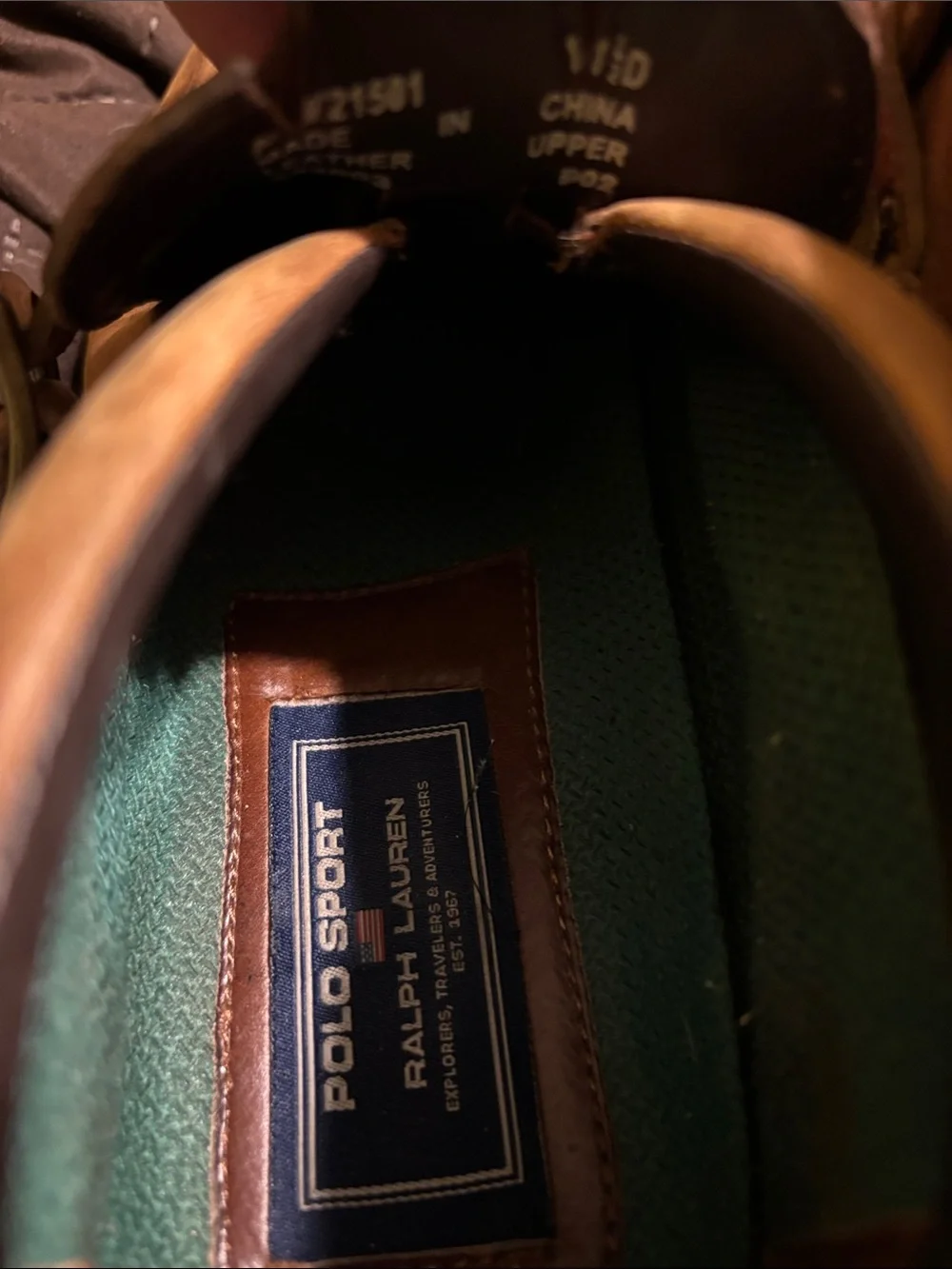 Polo by Ralph Lauren Tan Leather Slip-Ons